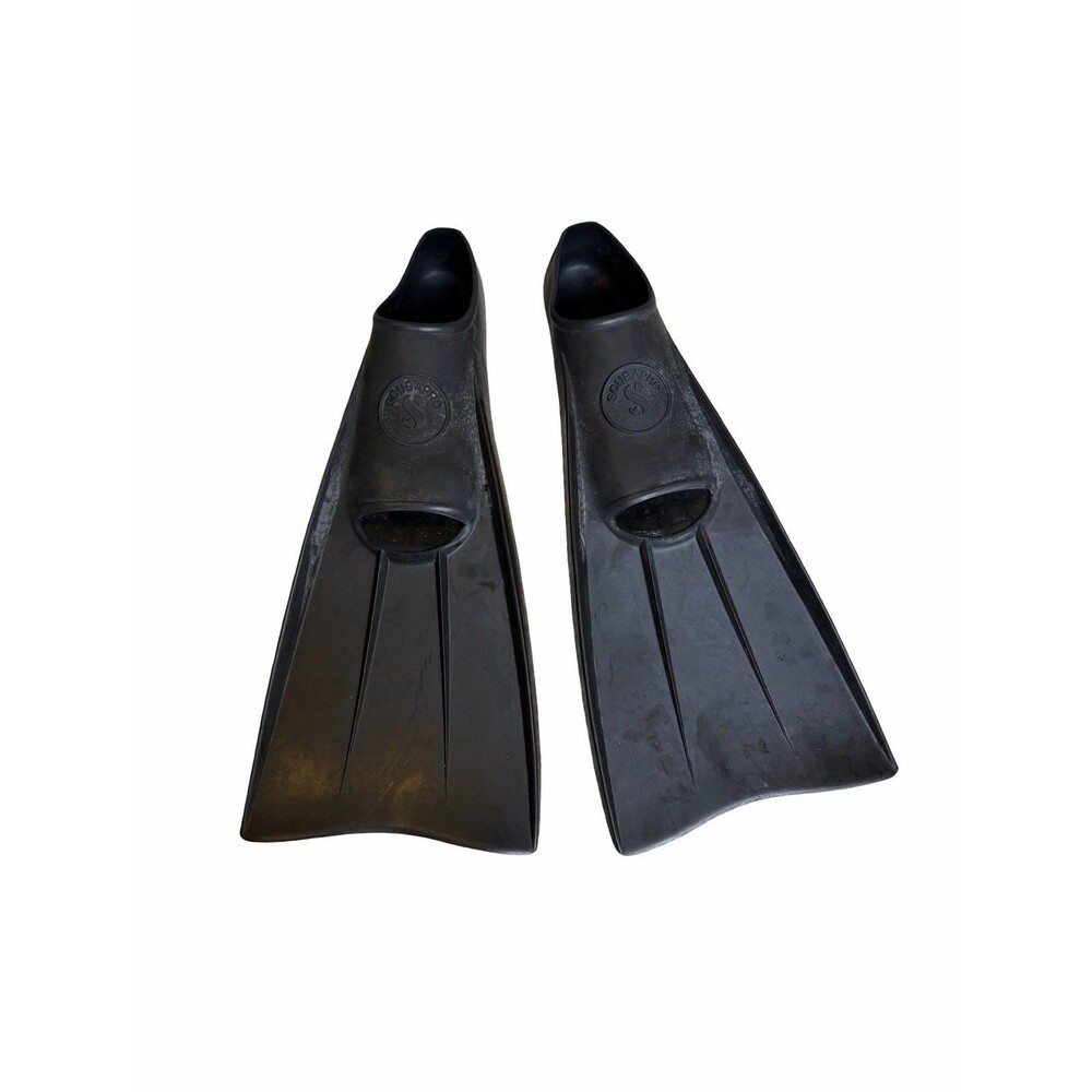 Scuba Pro Fins Flippers Black Scuba Diving Snorkling - Size 8.5 to 10